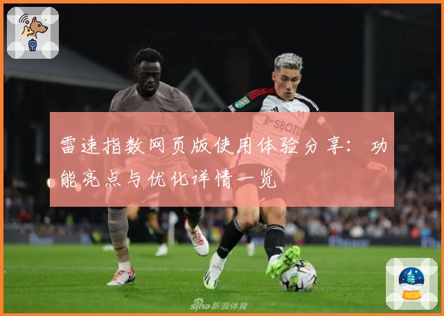 雷速指数网页版使用体验分享：功能亮点与优化详情一览